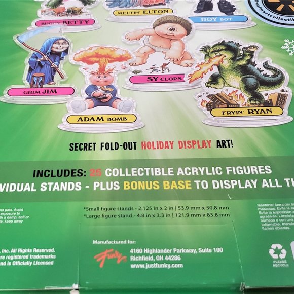 Christmas Limited Edition Garbage Pail Kids Advent Calendar 2020 Never Opened - Picture 4 of 7